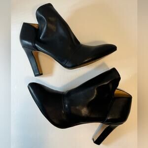 Franco Sarto Women's 11 Pia Leather Boho Western 3 inch Boots